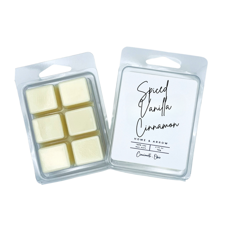 Spiced Vanilla + Cinnamon 100% Soy Wax Melt