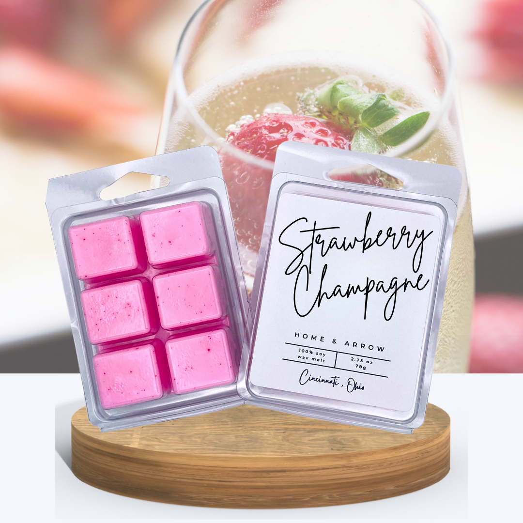 Strawberry Champagne 100% Soy Wax Melt