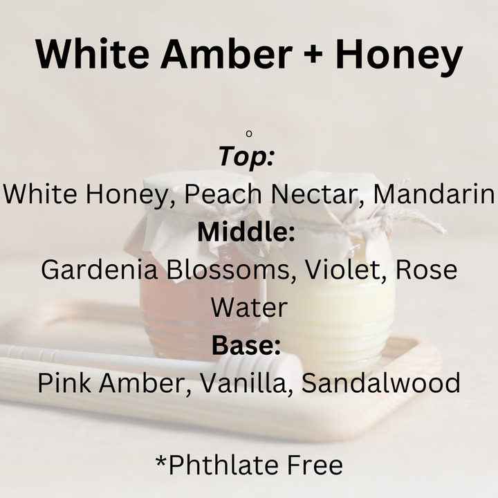 White Amber + Honey 100% Soy Wax Melt