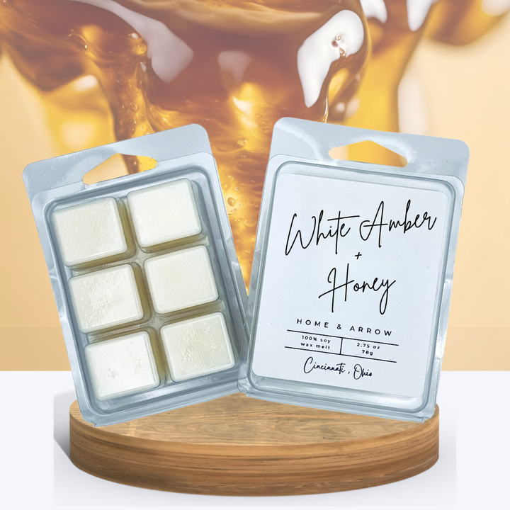 White Amber + Honey 100% Soy Wax Melt