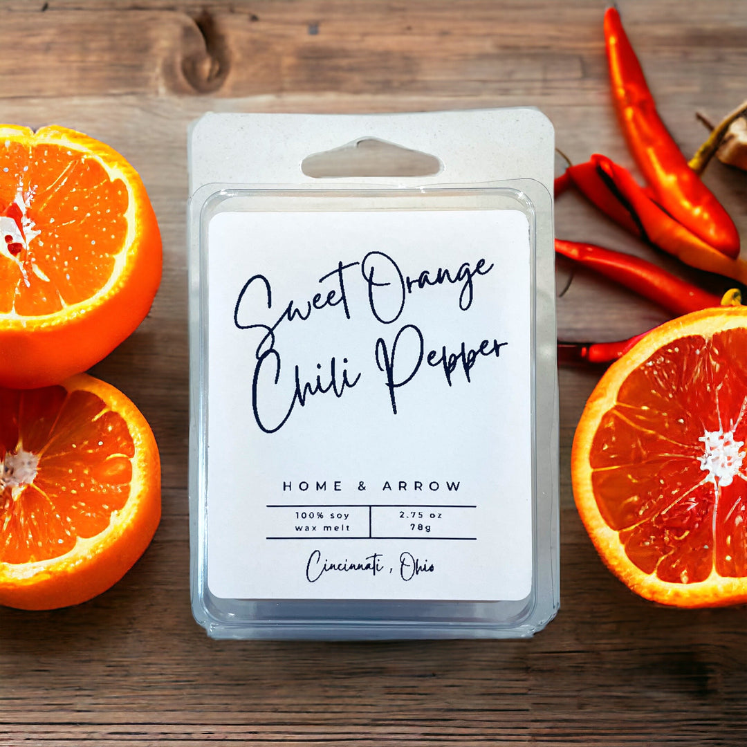 Sweet Orange + Chili Pepper 100% Soy Wax Melt