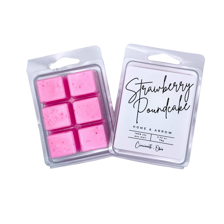 Strawberry Poundcake 100% Soy Wax Melt
