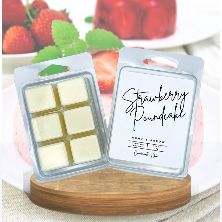 Strawberry Poundcake 100% Soy Wax Melt