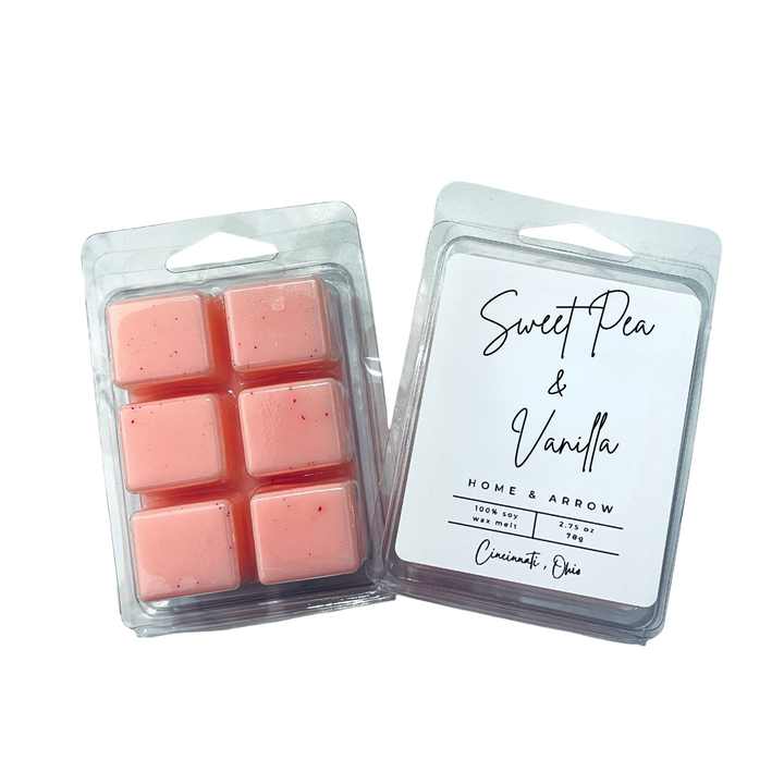 Sweet Pea & Vanilla 100% Soy Wax Melt