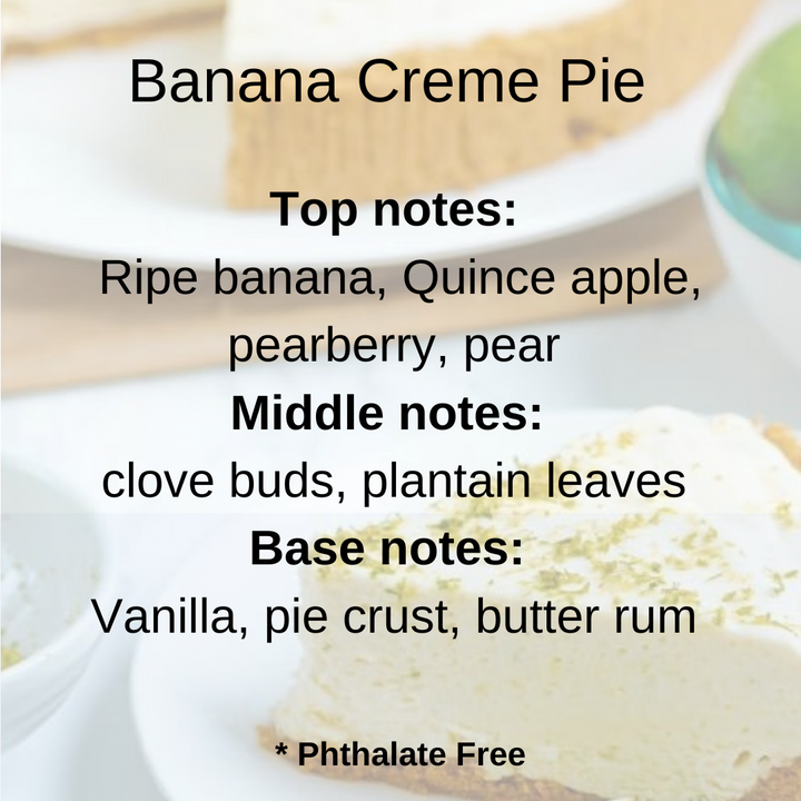 Banana Creme Pie 100% Soy Wax Melt
