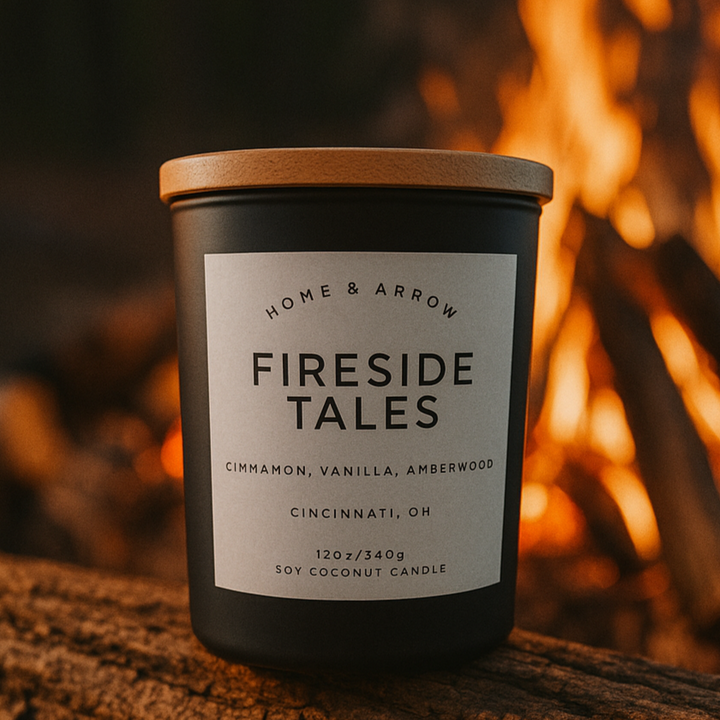 Fireside Tales Soy Coconut 12oz. Candle