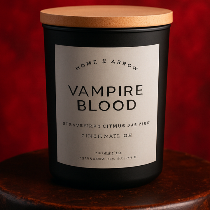 Vampire Blood Soy Coconut Wood Wick 12oz. Candle