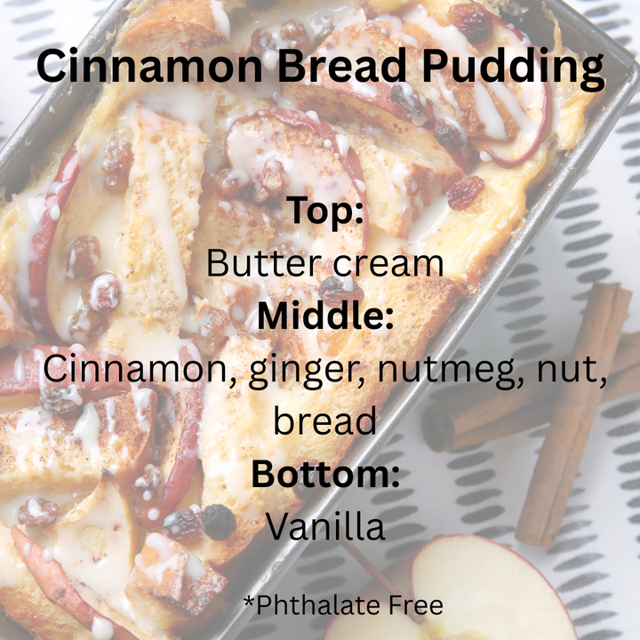 Cinnamon Bread Pudding 100% Soy Wax Melt