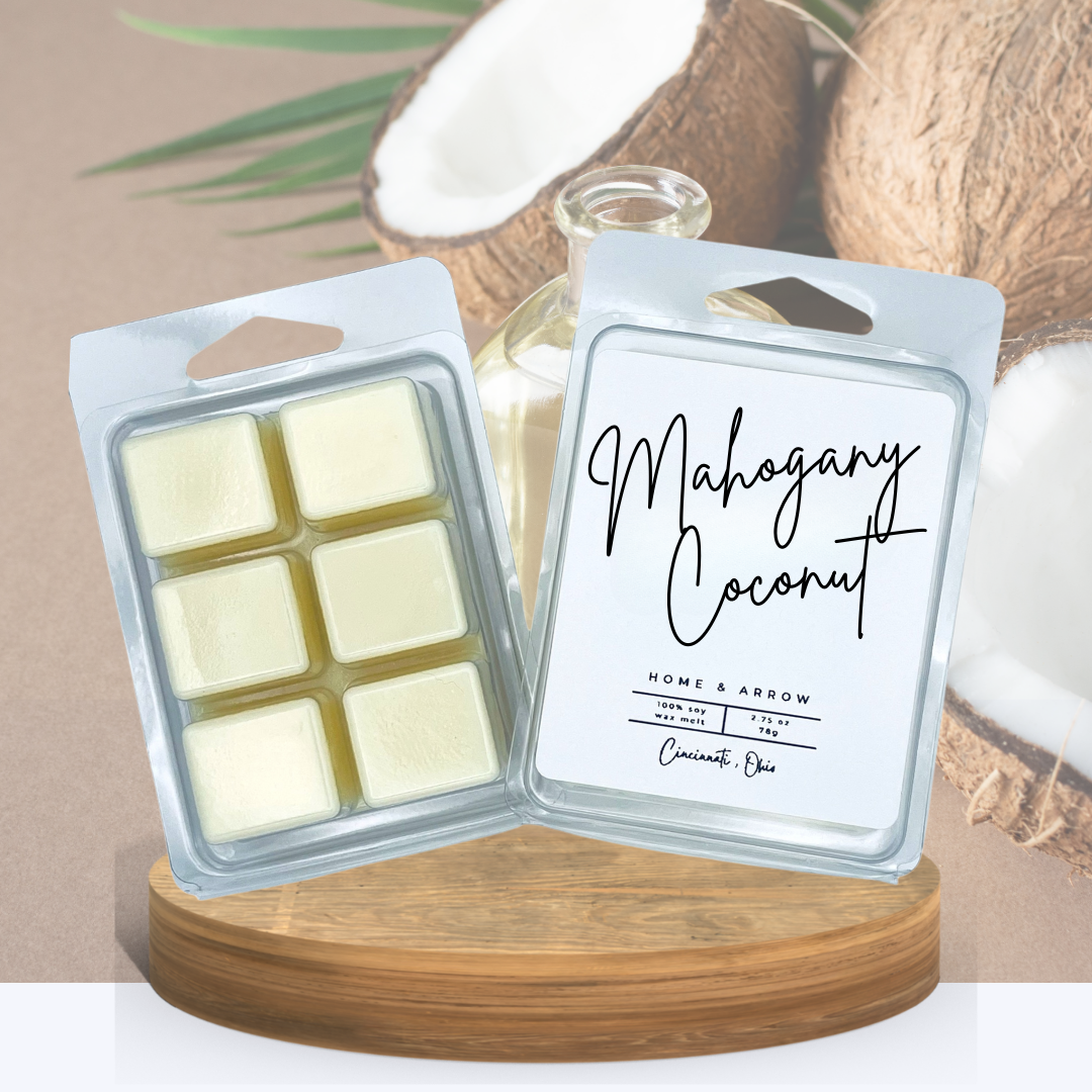 Mahogany Coconut 100% Soy Wax Melt