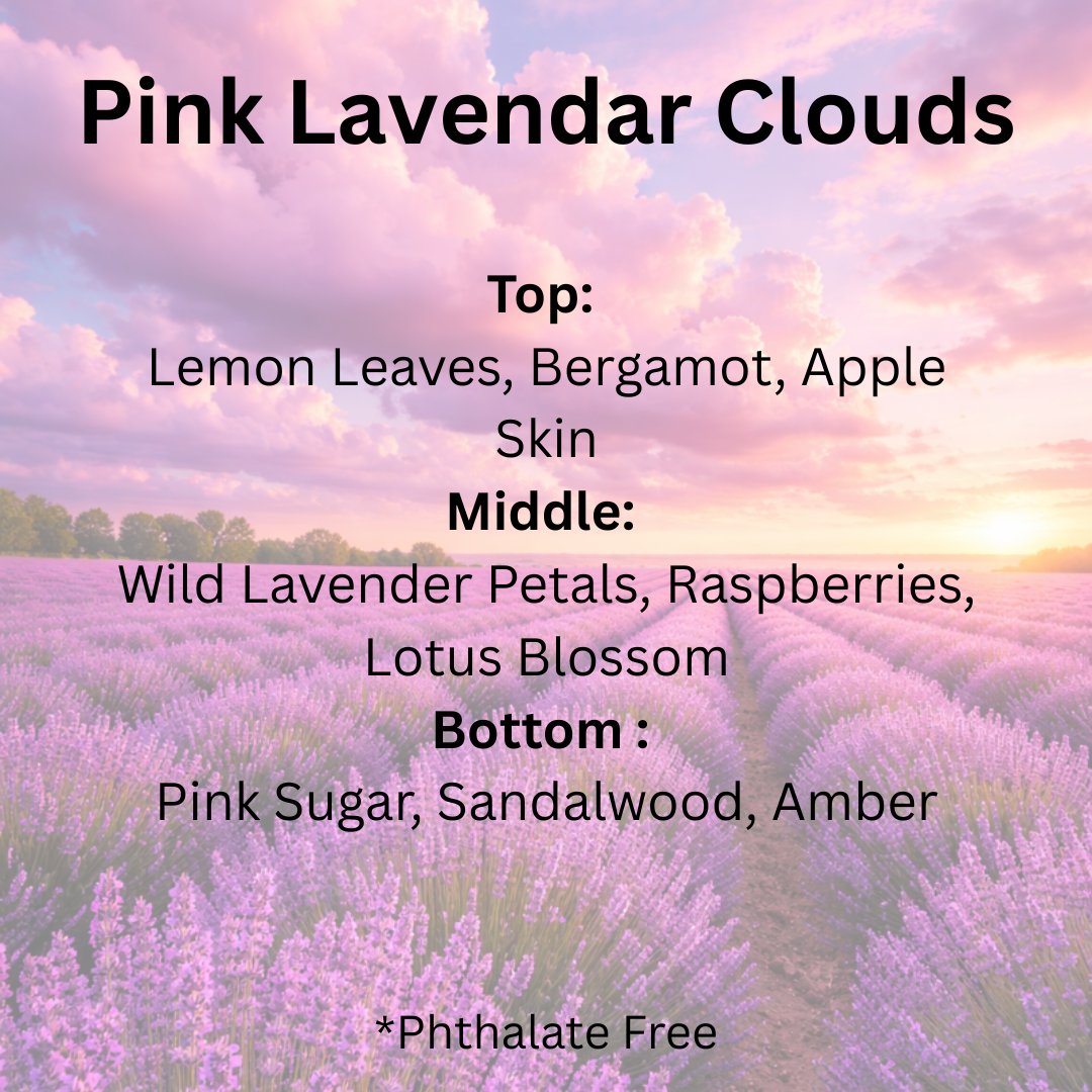 Pink Lavender Clouds 100% Soy Wax Melt