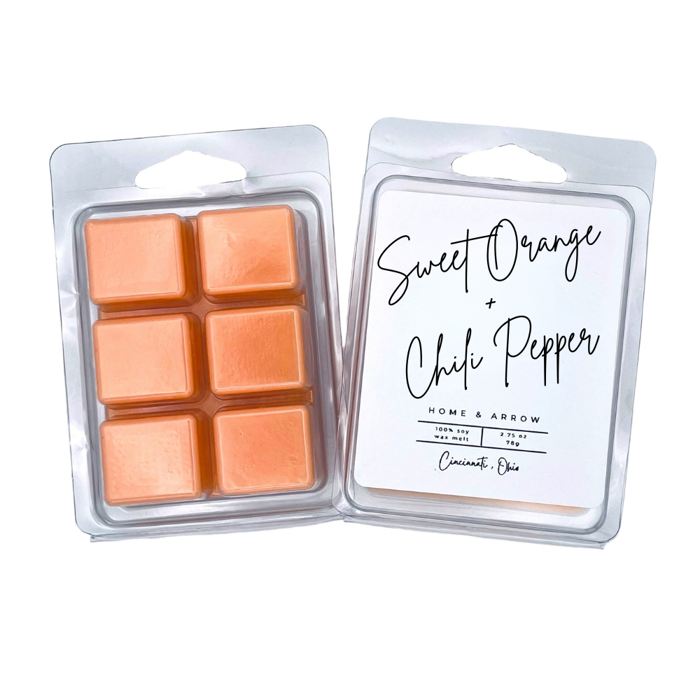 Sweet Orange + Chili Pepper 100% Soy Wax Melt