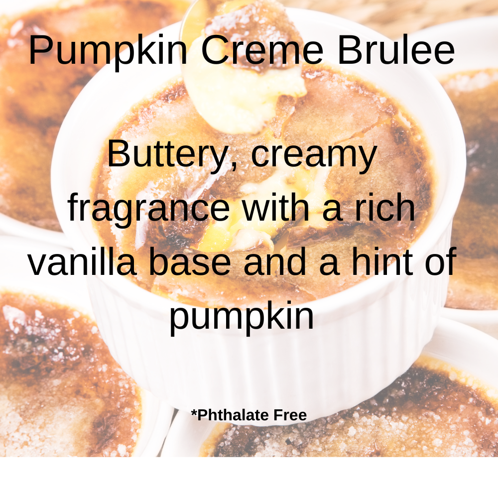 Pumpkin Creme Brulee  100% Soy Wax Melt