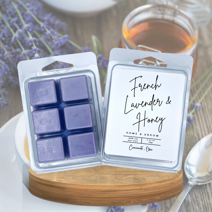 French Lavender + Honey 100% Soy Wax Melt