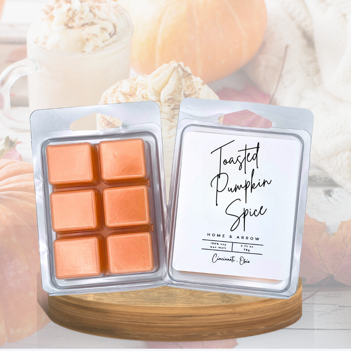 Toasted Pumpkin Spice  100% Soy Wax Melt