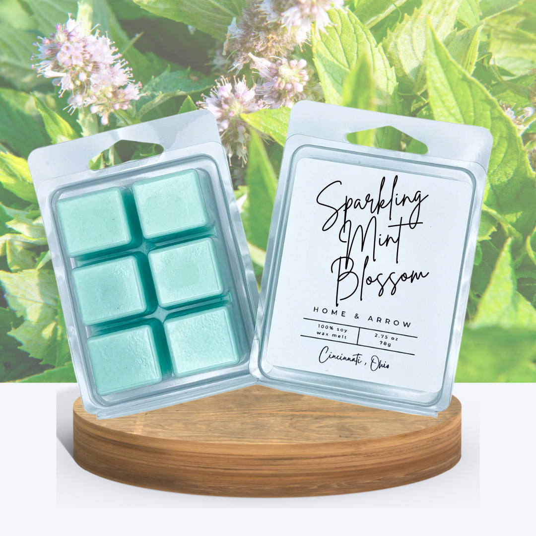 Sparkling Mint Blossom 100% Soy Wax Melt