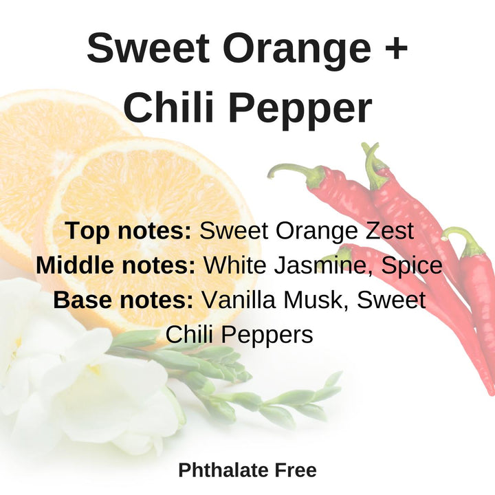 Sweet Orange + Chili Pepper 100% Soy Wax Melt