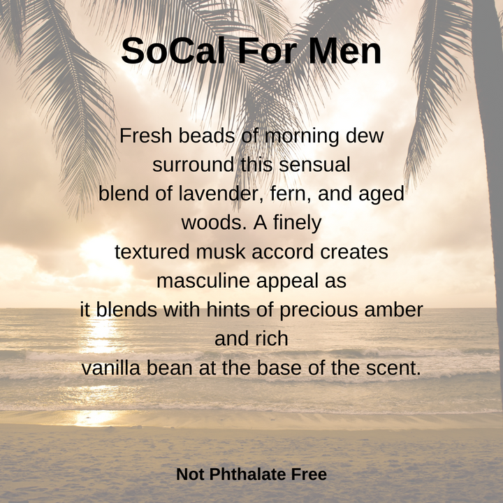 SoCal for Men 100% Soy Wax Melt