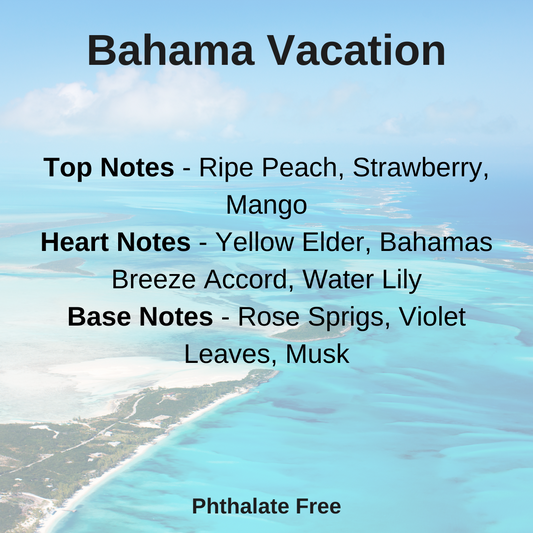 Bahama Vacation 100% Soy Wax Melt
