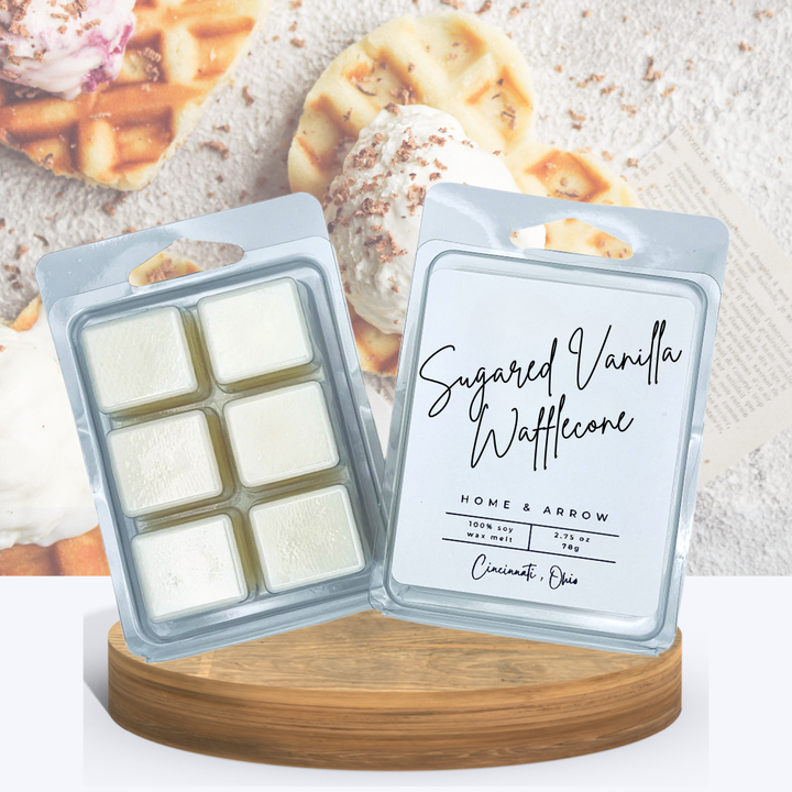 Sugared Vanilla Wafflecone  100% Soy Wax Melt