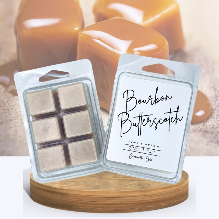 Bourbon Butterscotch 100% Soy Wax Melt