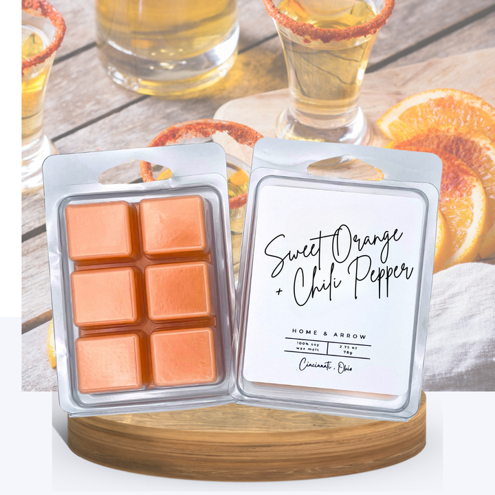 Sweet Orange + Chili Pepper 100% Soy Wax Melt