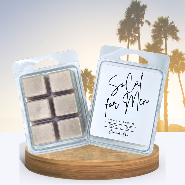 SoCal for Men 100% Soy Wax Melt