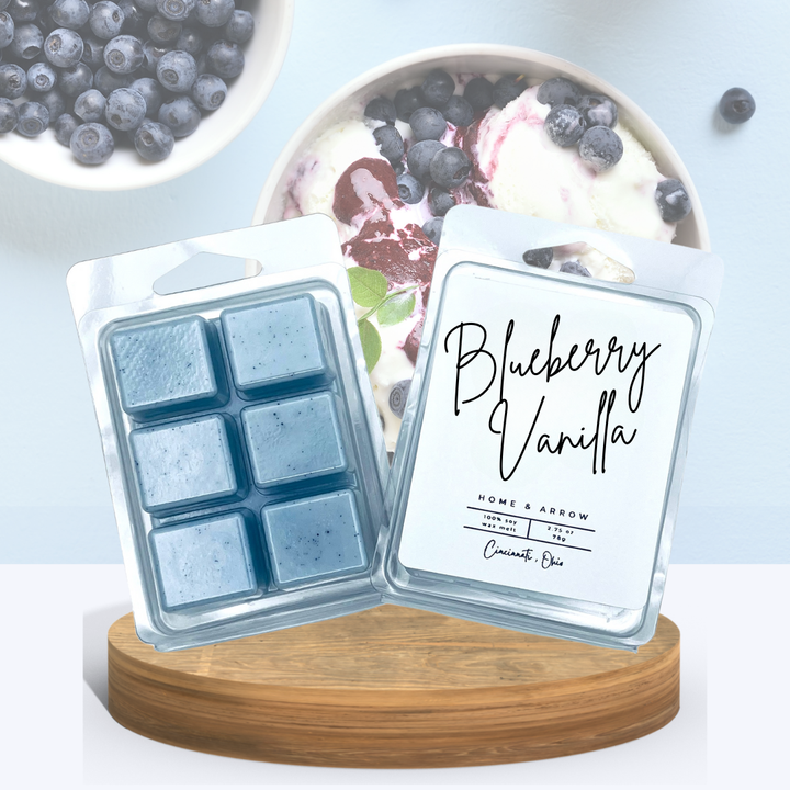 Blueberry Vanilla 100% Soy Wax Melt