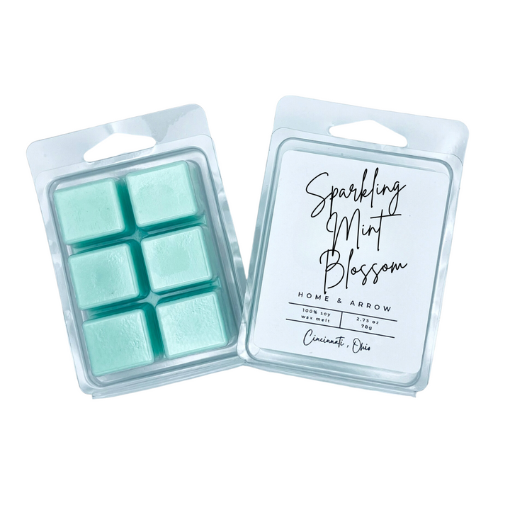 Sparkling Mint Blossom 100% Soy Wax Melt