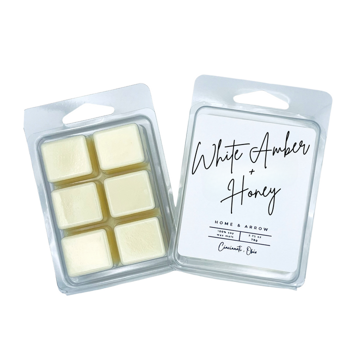 White Amber + Honey 100% Soy Wax Melt