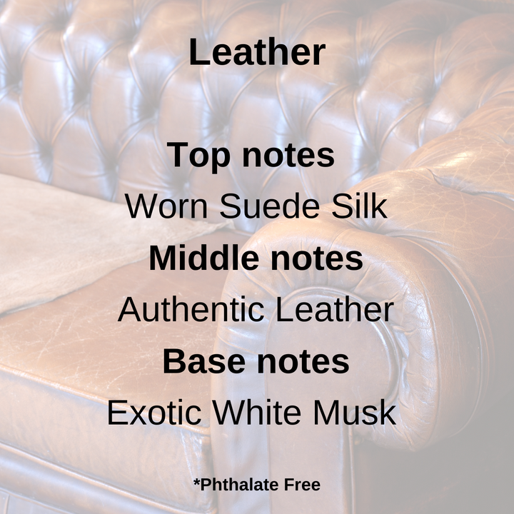 Leather 100% Soy Wax Melt