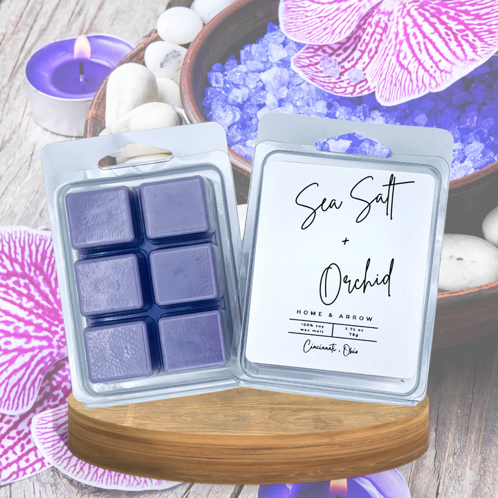 Sea Salt + Orchid 100% Soy Wax Melt