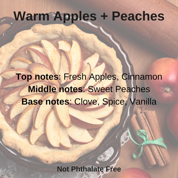 Warm Apples + Peaches 100% Soy Wax Melt